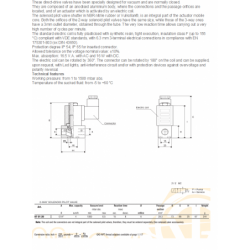 Electrovalava 2/2 NC