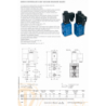 Electroventil 3/2 filet G1/2 NO/NC