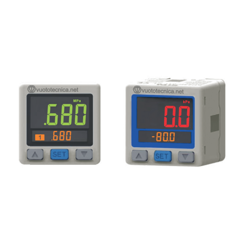 Presostat Vacuum Digital cu display bicolor