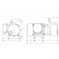 Pompa vacuum VTL 2-4 mc/h