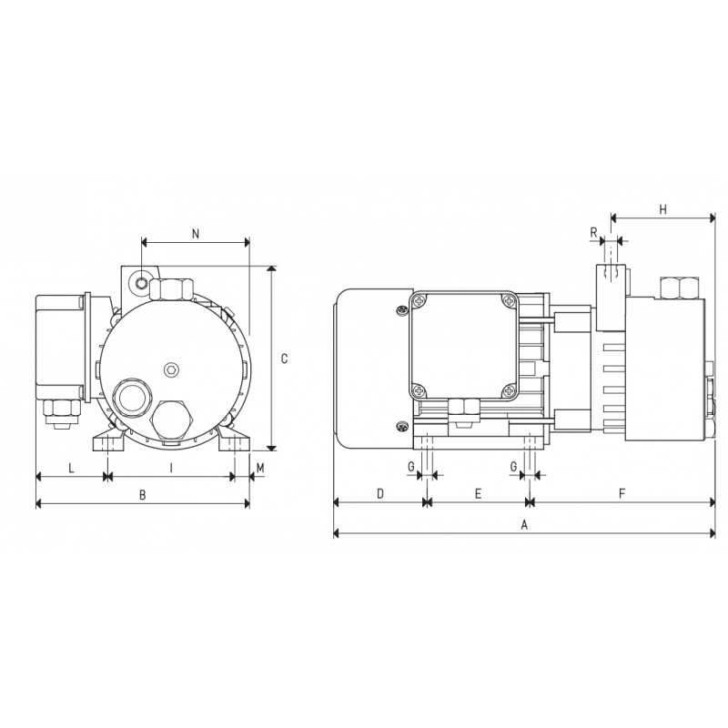 Pompa vacuum VTL 2-4 mc/h