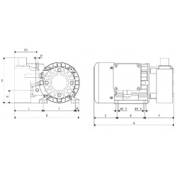 Pompa de Vacuum fara Lubrifiere, Uscate  VTS