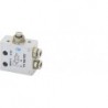 Microventil 3/2 NC - 304 MA UL  push-in tub  Ø4 cu tija
