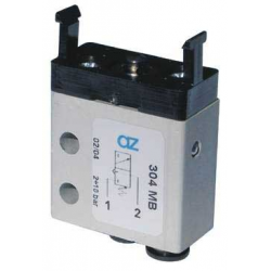 Microventil 3/2 NC - 304 MB push-in tub  Ø4