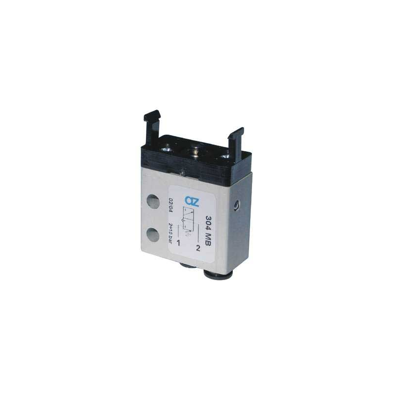 Microventil 3/2 NC - 304 MB push-in tub  Ø4