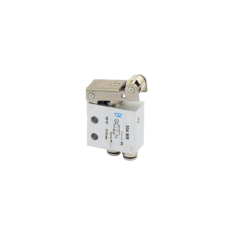 Microventil 3/2 NC - 304 MR  levier rola , push-in tub  Ø4