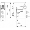 Microventil 3/2 NC - 304 MS UL  cu levier unidirectional , push-in tub  Ø4