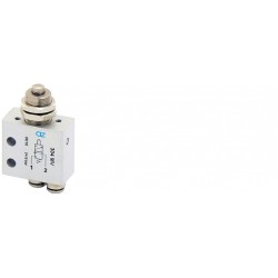 Microventil 3/2 NC - 304 MV prindere panou , push-in tub  Ø4 , cu tija