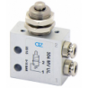 Microventil 3/2 NC - 304 MV UL prindere panou , push-in tub Ø4 , cu tija