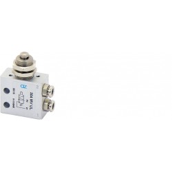 Microventil 3/2 NC - 304 MV UL prindere panou , push-in tub Ø4 , cu tija