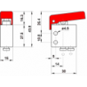 Microventil 3/2 NC - 304 MGR push-in tub  Ø4 cu parghie rosie