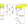 Microventil 3/2 NC - 304 MGG push-in tub  Ø4 cu parghie galbena