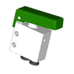 Microventil 3/2 NC - 304 MGV push-in tub  Ø4 cu parghie verde