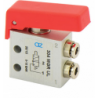 Microventil 3/2 NC - 304 MGR UL push-in tub Ø4 cu parghie rosie