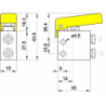 Microventil 3/2 NC - 304 MGG UL push-in tub Ø4 cu parghie galbena