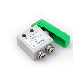 Microventil 3/2 NC - 304 MGV UL push-in tub Ø4 cu parghie verde