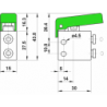 Microventil 3/2 NC - 304 MGV UL push-in tub Ø4 cu parghie verde