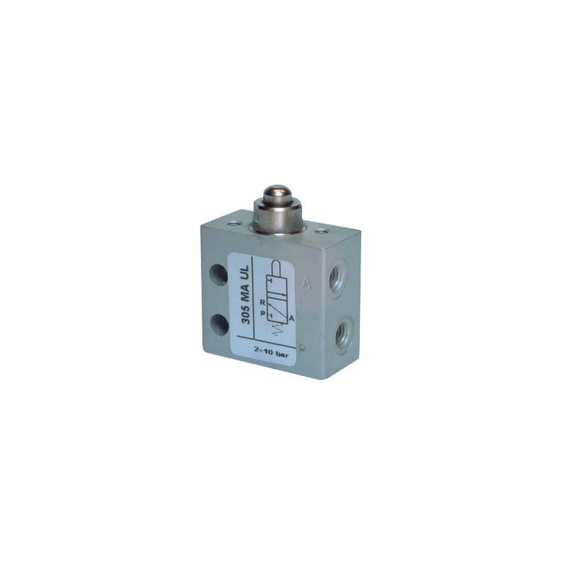Microventil 3/2 NC - 305 MA UL filet M5 cu tija