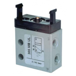 Microventil 3/2 NC - 305 MB UL filet M5