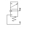 Microventil 3/2 NC - 305 MB UL filet M5