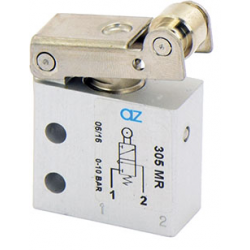 Microventil 3/2 NC - 305 MR cu levier rola filet M5