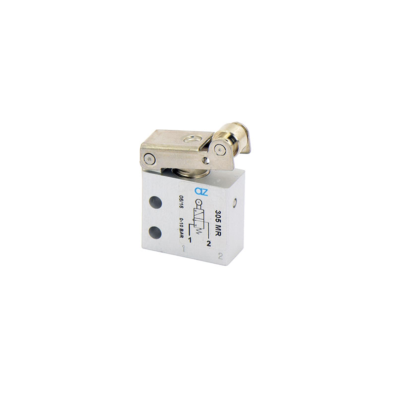 Microventil 3/2 NC - 305 MR cu levier rola filet M5
