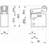 Microventil 3/2 NC - 305 MR cu levier rola filet M5