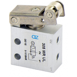 Microventil 3/2 NC - 305 MR UL cu levier rola filet M5