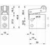 Microventil 3/2 NC - 305 MR UL cu levier rola filet M5