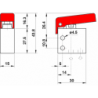 Microventil 3/2 NC - 305 MGR filet M5 cu parghie rosie