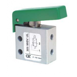 Microventil 3/2 NC - 305 MGV UL filet M5 cu parghie verde