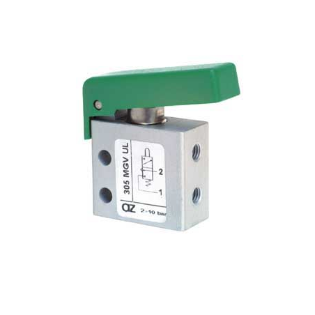 Microventil 3/2 NC - 305 MGV UL filet M5 cu parghie verde