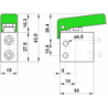 Microventil 3/2 NC - 305 MGV UL filet M5 cu parghie verde