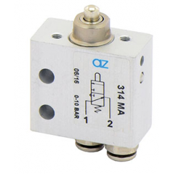 Microventil 3/2 NO - 314 MA  push-in tub Ø4 cu tija