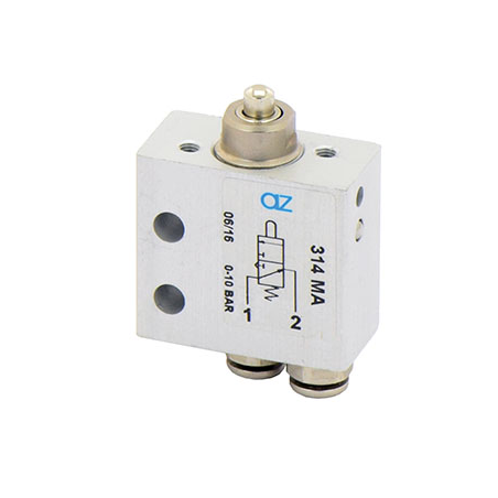 Microventil 3/2 NO - 314 MA  push-in tub Ø4 cu tija