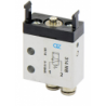 Microventil 3/2 NO - 314 MB push-in tub Ø4