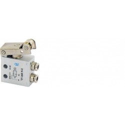Microventil 3/2 NO - 314 MR UL cu levier rola , push-in tub Ø4
