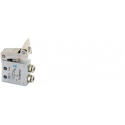 Microventil 3/2 NO - 314 MS UL cu levier unidirectional , push-in tub Ø4