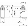 Microventil 3/2 NO - 314 MV cu prindere panou push-in tub Ø4 , cu tija