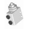 Microventil 3/2 NO - 314 MV UL cu prindere panou push-in tub Ø4 , cu tija