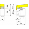 Microventil 3/2 NO - 314 MGG push-in tub Ø4 cu parghie galbena