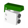 Microventil 3/2 NO - 314 MGV UL push-in tub Ø4 cu parghie verde