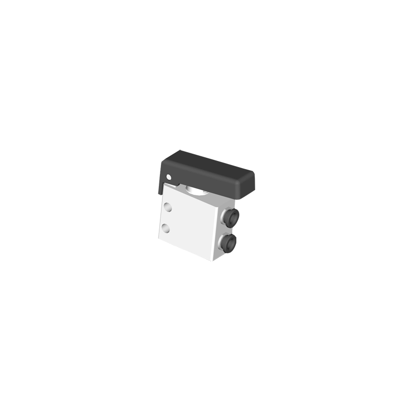 Microventil 3/2 NO - 314 MGN UL push-in tub Ø4 cu parghie neagra