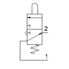 Microventil 3/2 NO - 315 MA UL filet M5