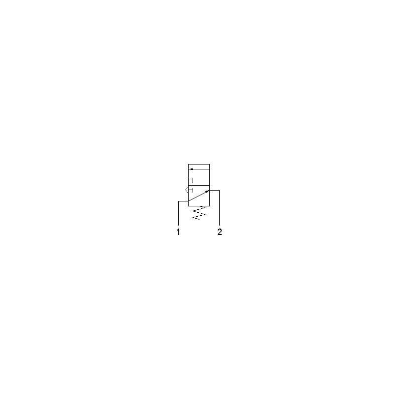 Microventil 3/2 NO - 315 MB filet M5