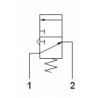 Microventil 3/2 NO - 315 MB filet M5