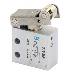 Microventil 3/2 NO - 315 MR cu levier rola , filet M5