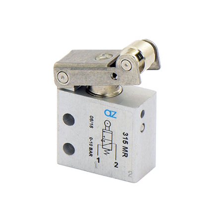 Microventil 3/2 NO - 315 MR cu levier rola , filet M5