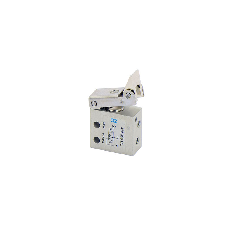 Microventil 3/2 NO - 315 MS UL cu levier unidirectional , filet M5
