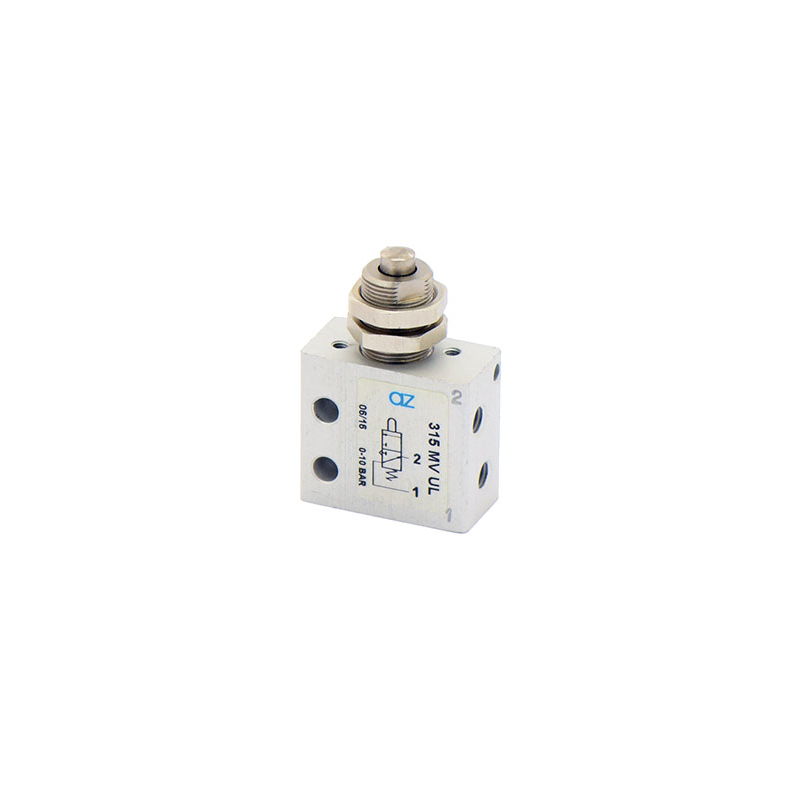 Microventil 3/2 NO - 315 MV UL cu prindere panou filet M5 , cu tija